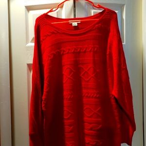 Liz Claiborne Red Sweater